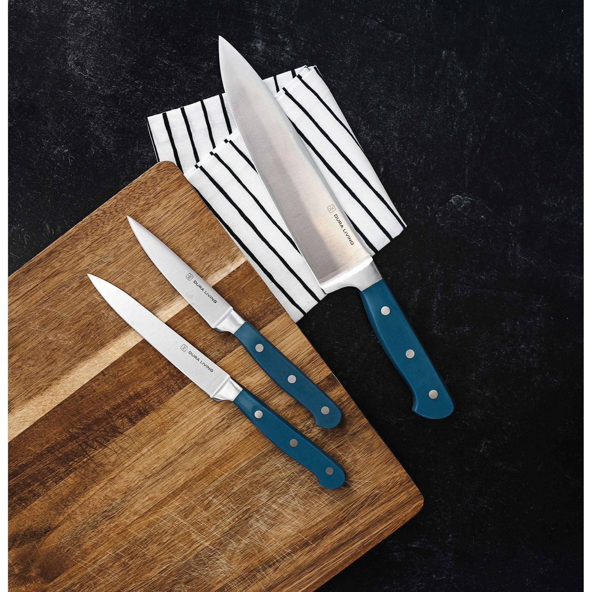 Superior 4 Piece Kitchen Knife set - Royal Blue-1