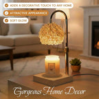 FullyAdjustable Crystal Candle Warmer Lamp With Timer