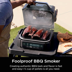 Woodfire Outdoor Grill Smoker 6 In 1 Electric Appliance-3