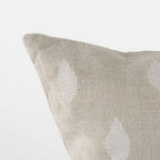 Beige And White Patterned Pillow Cover-6