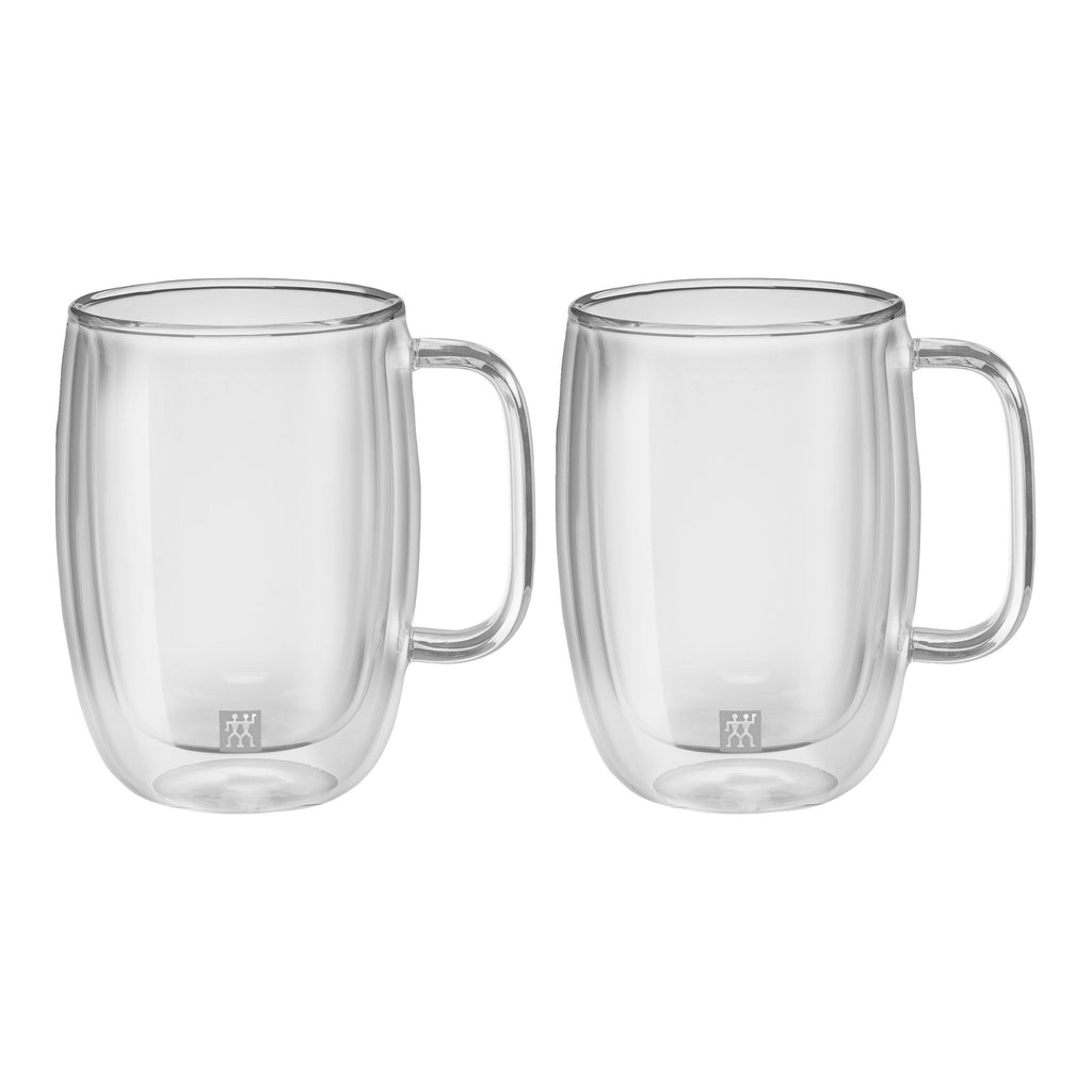 ZWILLING Sorrento Plus 2 Piece Latte Glass Set, Transparent-0