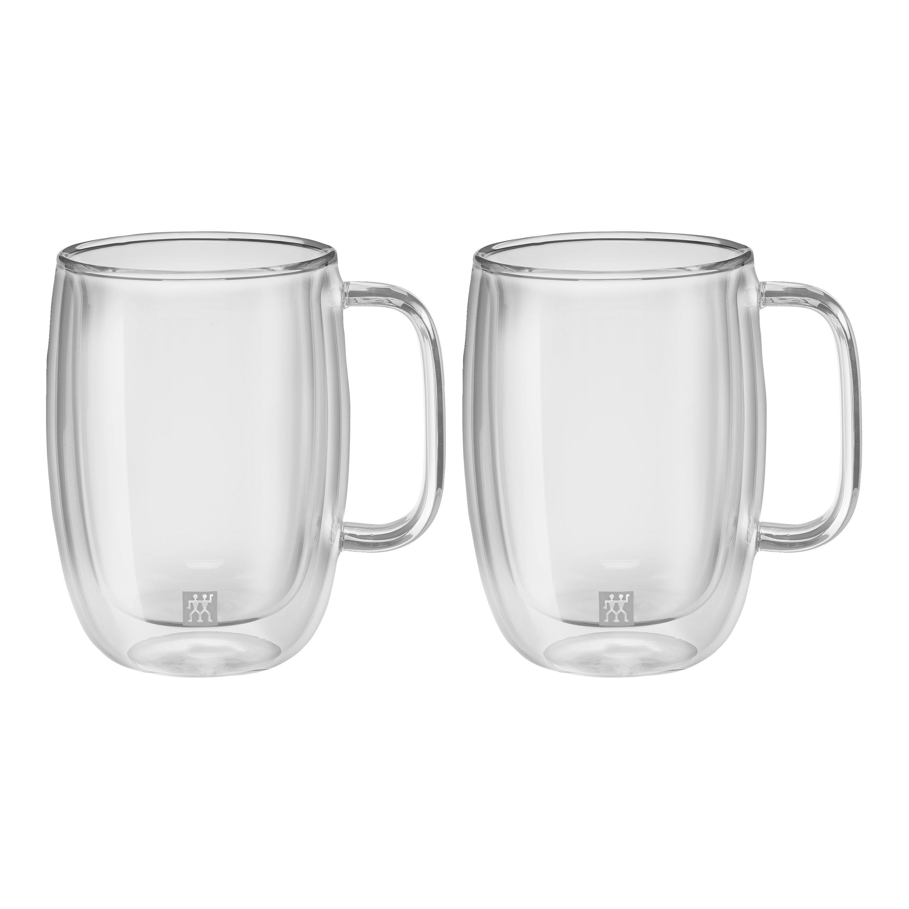 ZWILLING Sorrento Plus 2 Piece Latte Glass Set, Transparent-0