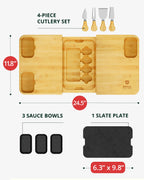 Cheese and Cracker Tray With Slate Plate