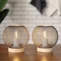 (Set of 2) 7.5''High Battery Powered Table Lamp