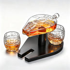 Galactic Cruiser Birthday Gifts for Men Dad, Galaxy Spaceship Whiskey Decanter Sets-2