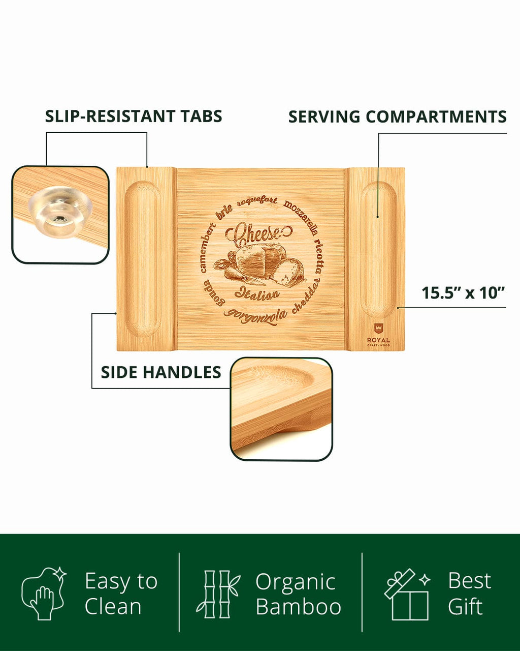 Cheese Board, 15.5” x 10”-3