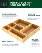 Storage Box Set of 5, Natural-2