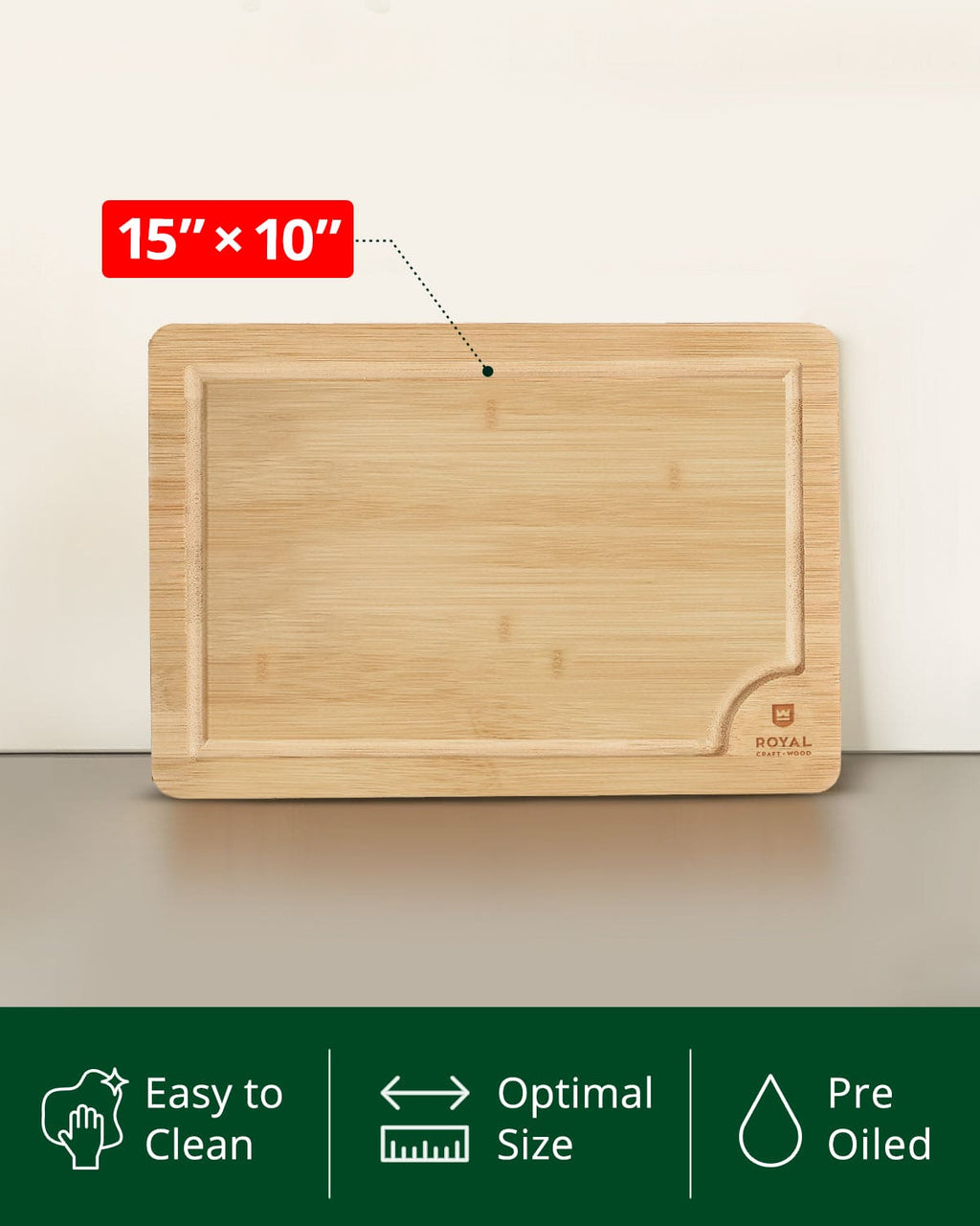 Cutting Board L, 15”x10”-1