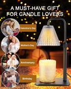 Candle Warmer Lamp Featuring Integrated Timer Dimmer