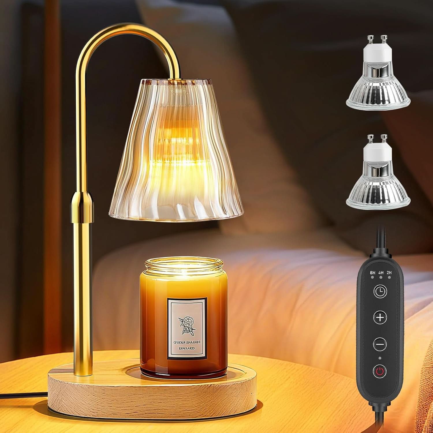 Electrical Candle Warmer Lamp With Adjustable Timer