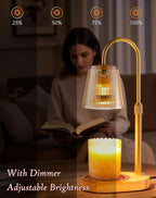 Stainless Adjustable Candle Warmer Lamp With Timer