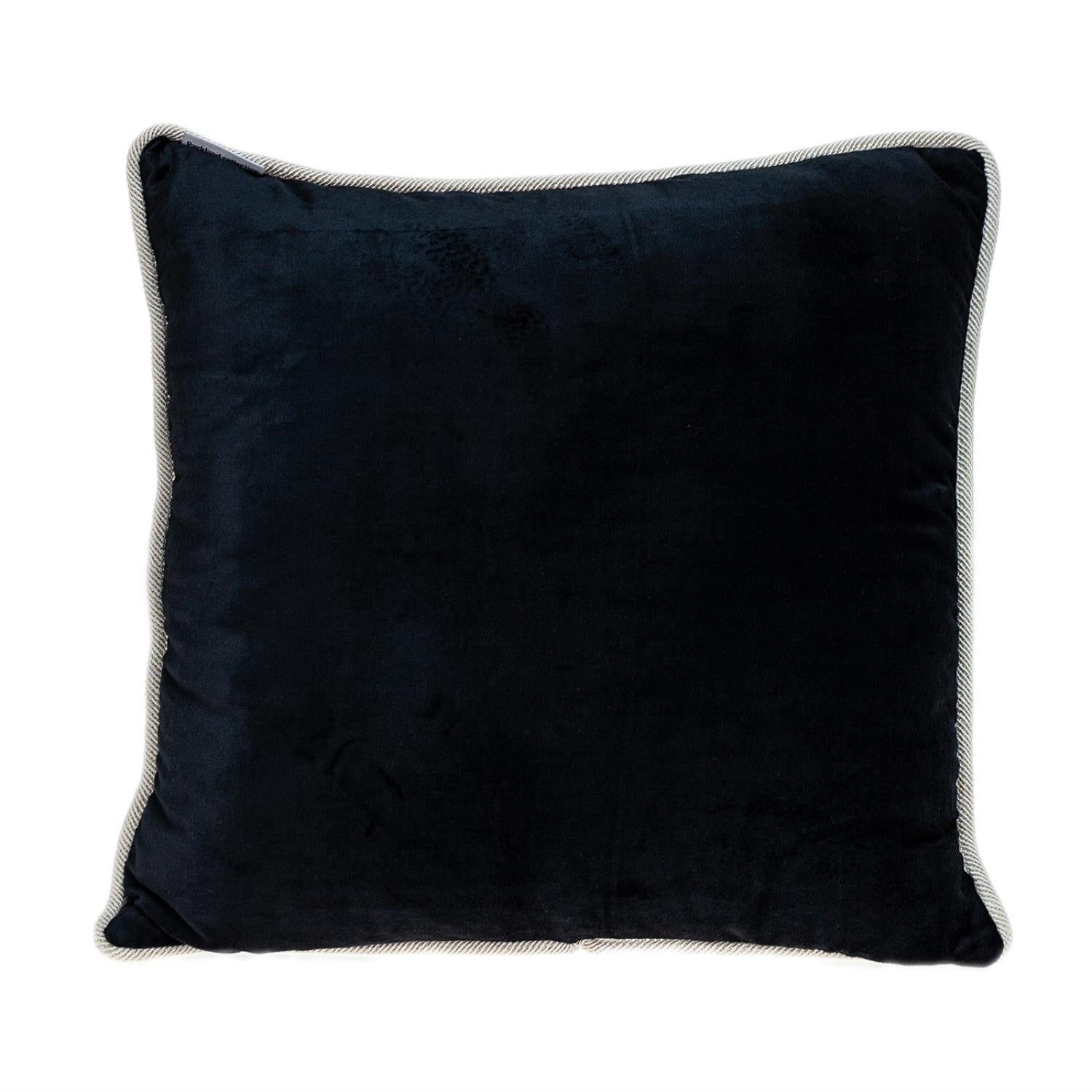 20" Black and White Throw Pillow-1