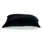 20" Black and White Throw Pillow-2