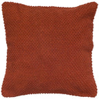 20" Orange Cotton Throw Pillow-0
