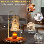 Dimmable Candle Warmer Lamp With Programmable Timer