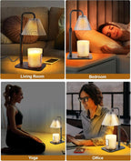 Candle Warmer Lamp Featuring Integrated Timer Dimmer