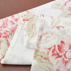 DaDa Bedding Set of 4-Pieces Hint of Mint Floral Cotton Dining Table Napkins 18" x 18" (3036)-4