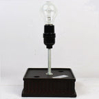 18" Tiffany Style Floral Dark Brown Base Table Lamp-5