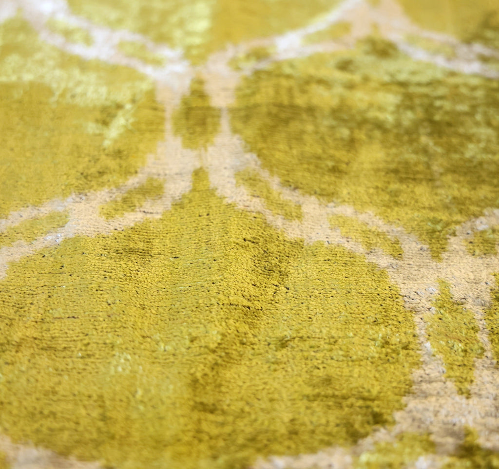 Olive Green Silk Velvet Pillow 20x20 | Handmade Designer Accent Cushion