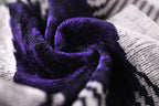 Luxury Purple Silk Velvet Throw Pillow 16x24 – Handmade Modern Geometric Lumbar-1