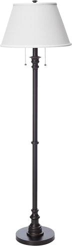 Spyglass Floor Lamp Bronze Finish TwoBulbs Lighting-0