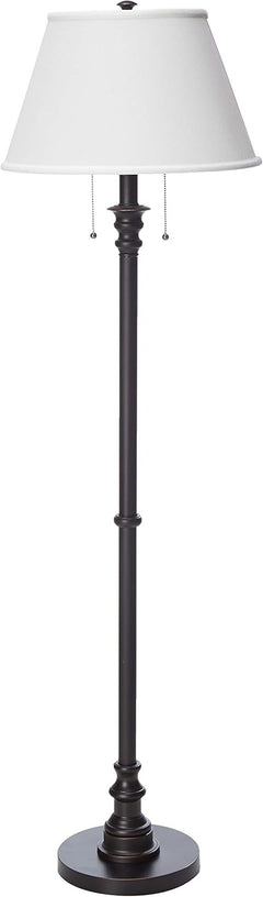 Spyglass Floor Lamp Bronze Finish TwoBulbs Lighting-0