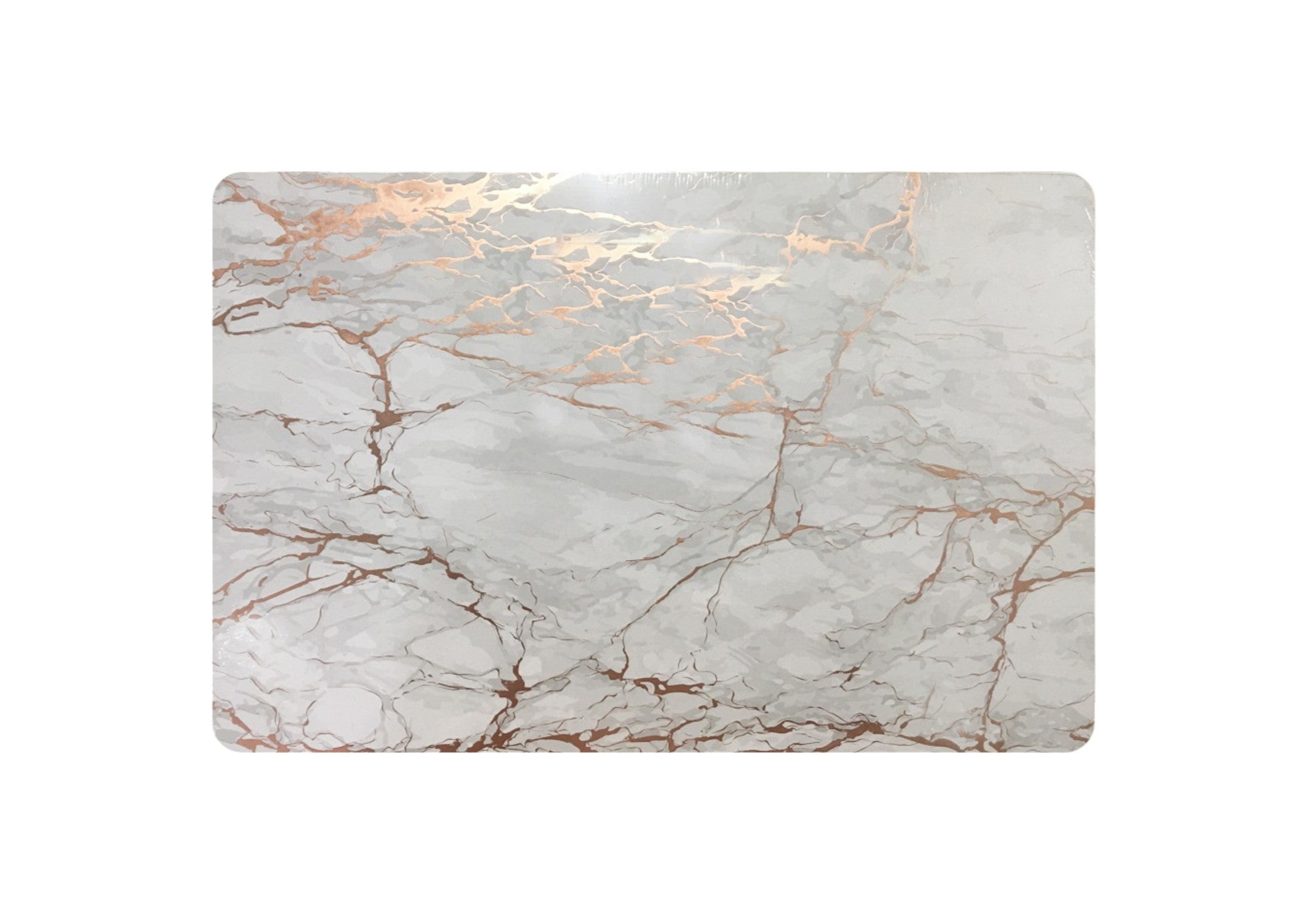 12" X 18" Gold And Silver Abstract Agglomerated cork Placemats-4