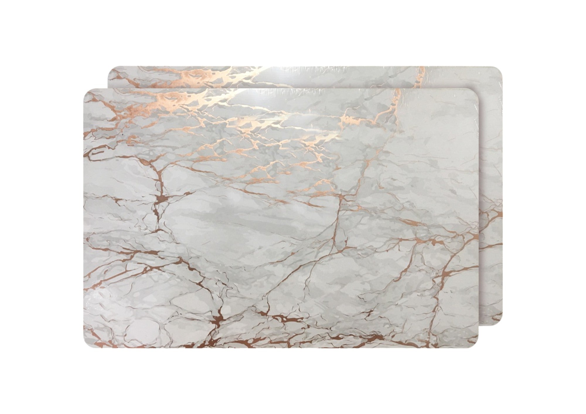 12" X 18" Gold And Silver Abstract Agglomerated cork Placemats-0