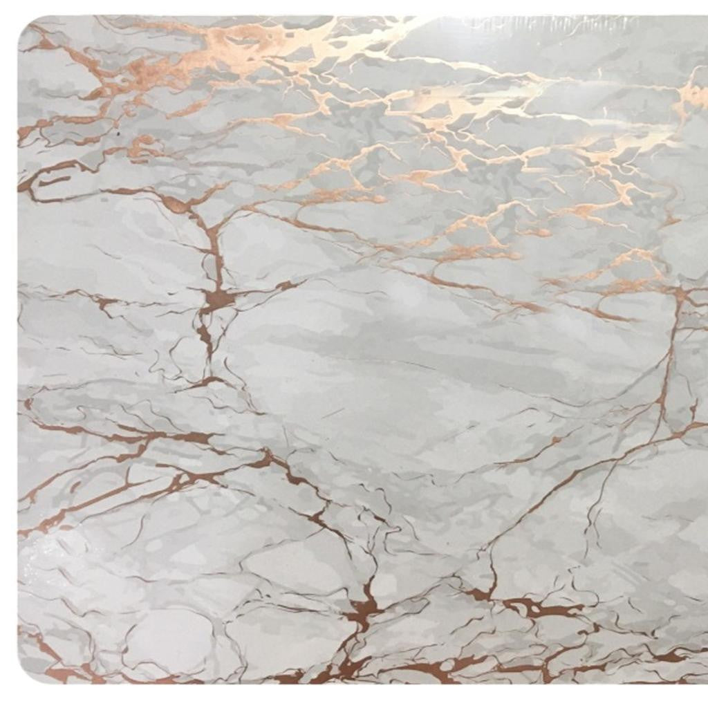 12" X 18" Gold And Silver Abstract Agglomerated cork Placemats-3