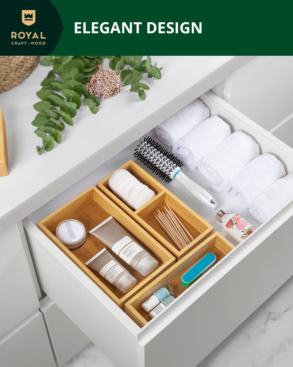 Storage Box Set of 3, Natural-3