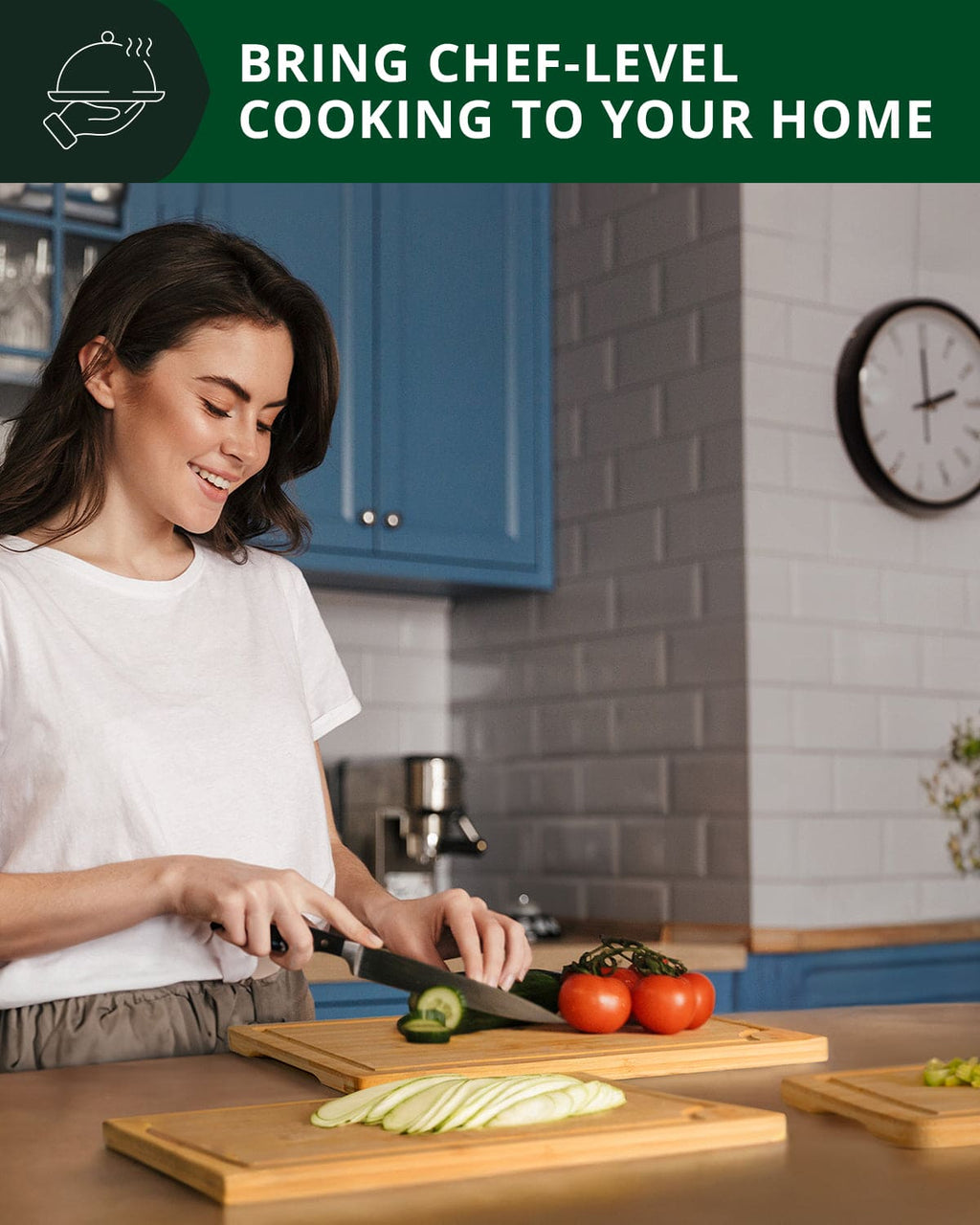 Cutting Board Set of 3, Bamboo-4