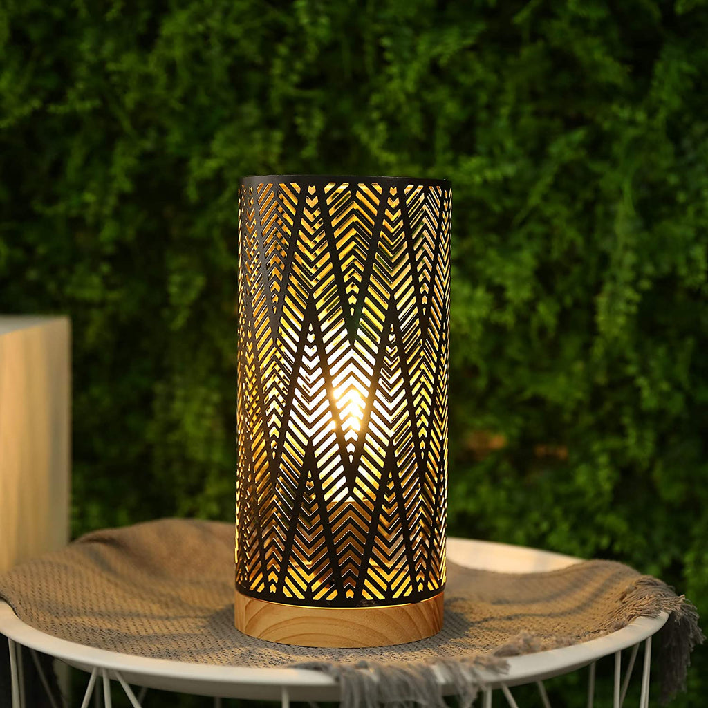11''High Battery Powered  Metal Lamp-3