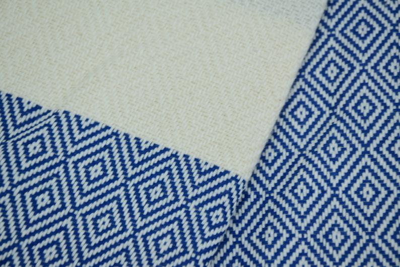 VENICE BLUE TURKISH TOWEL-1