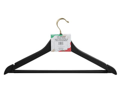 Black Wooden Hangers Adult Anti-Slip 96 Hangers