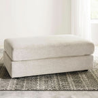 Soletren Oversized Ottoman Off White Modern Furniture-1