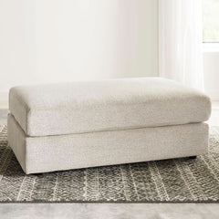 Soletren Oversized Ottoman Off White Modern Furniture-1