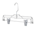 Clear Pant Hangers with Adjustable Non-Slip Clips - 100 Pack-0