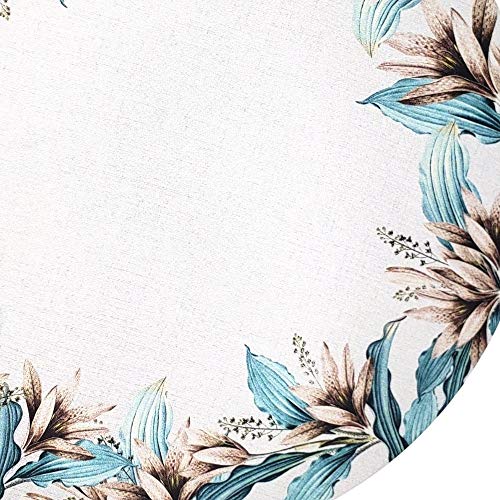 Charlo's Set of 4 Round Placemats Covers 14 Dia inch Pure Beauty-1