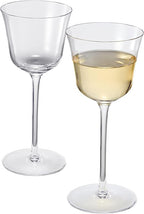Vintage Crystal Nick & Nora/Wine Coupe Glasses - Set of 2 (5 OZ)-2