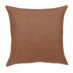 20" Brown Linen Throw Pillow-1