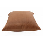 20" Brown Linen Throw Pillow-3