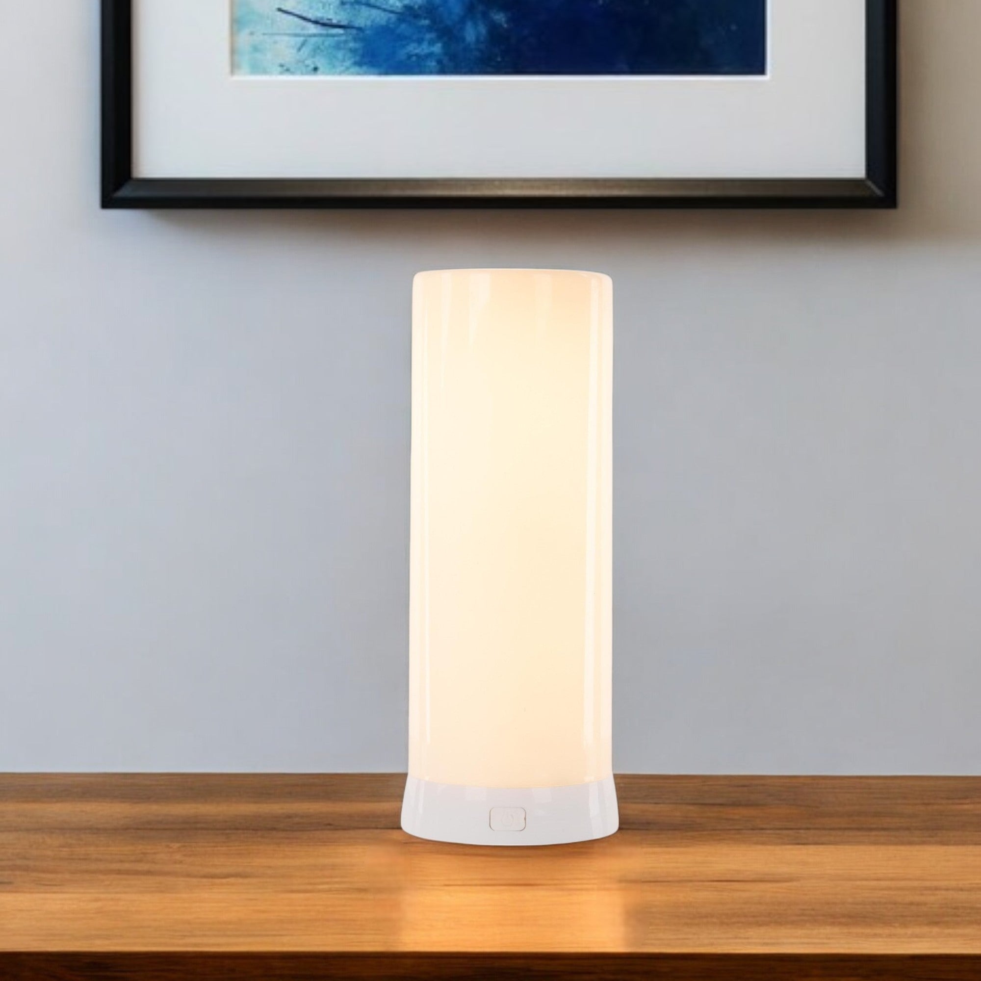 8" Orange Flameless Designer Candle-0