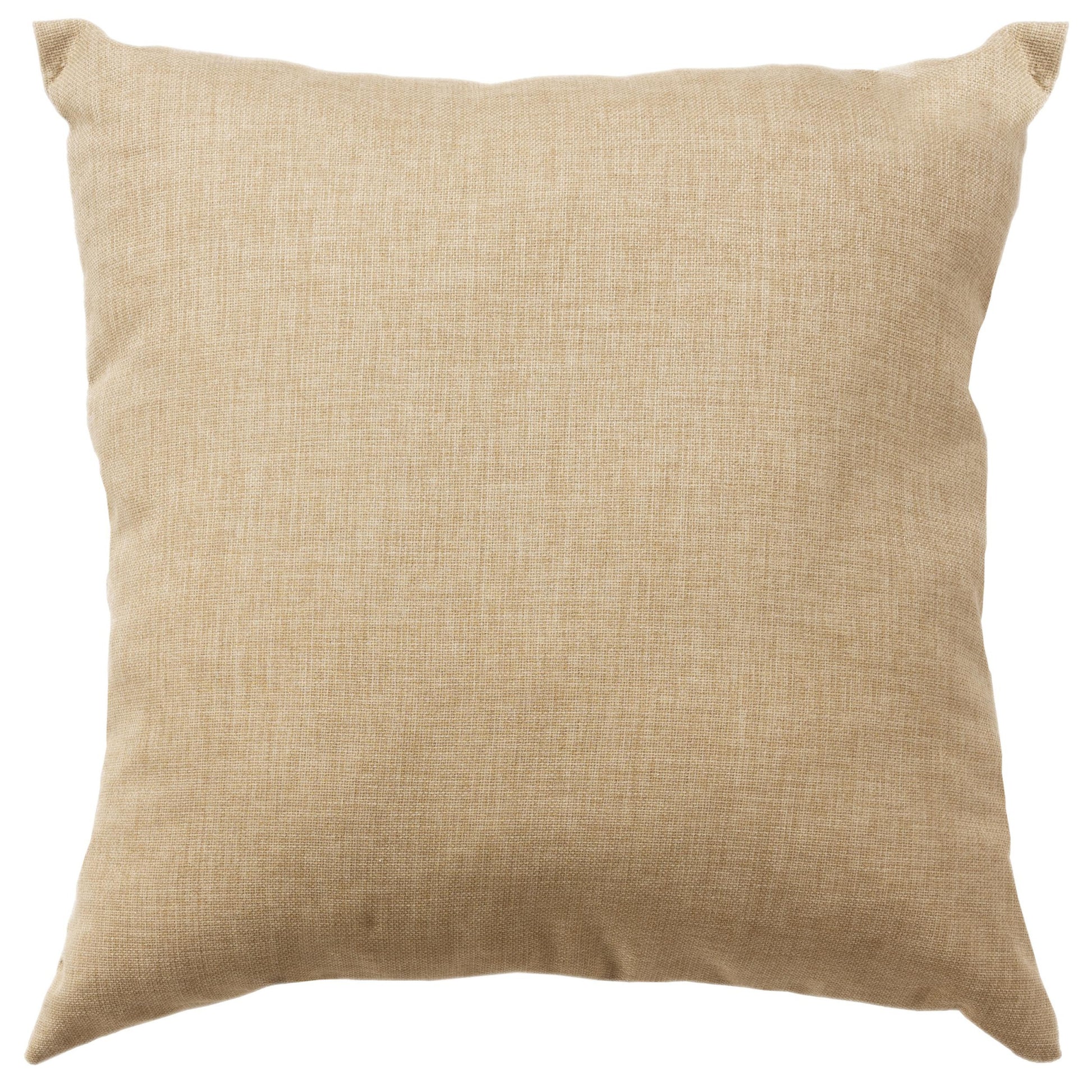 22" Beige Throw Pillow-1