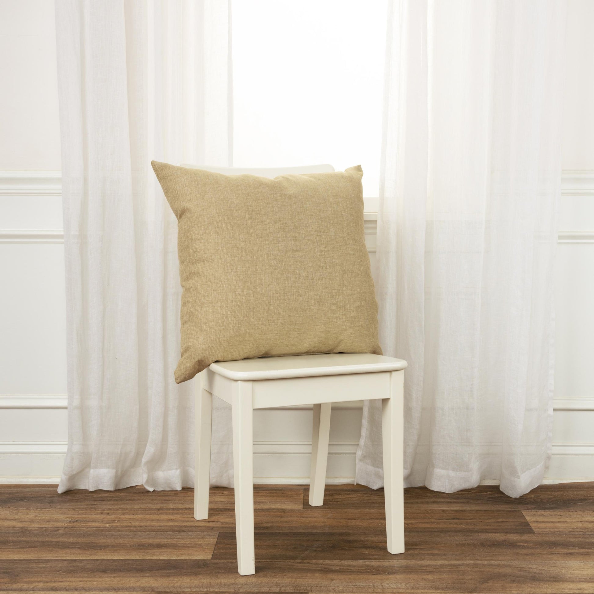 22" Beige Throw Pillow-4