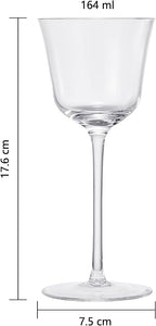 Vintage Crystal Nick & Nora/Wine Coupe Glasses - Set of 2 (5 OZ)-3