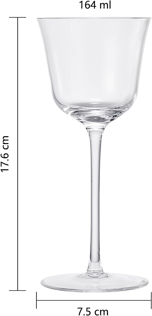 Vintage Crystal Nick & Nora/Wine Coupe Glasses - Set of 2 (5 OZ)-3