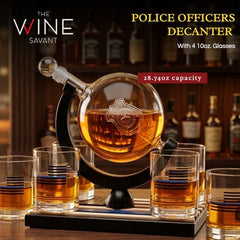 Police Officers Decanter - Whiskey and Wine Set 850ml-1