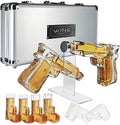 Pistol Whiskey Gun Decanter & Pistol Shot Glasses Set