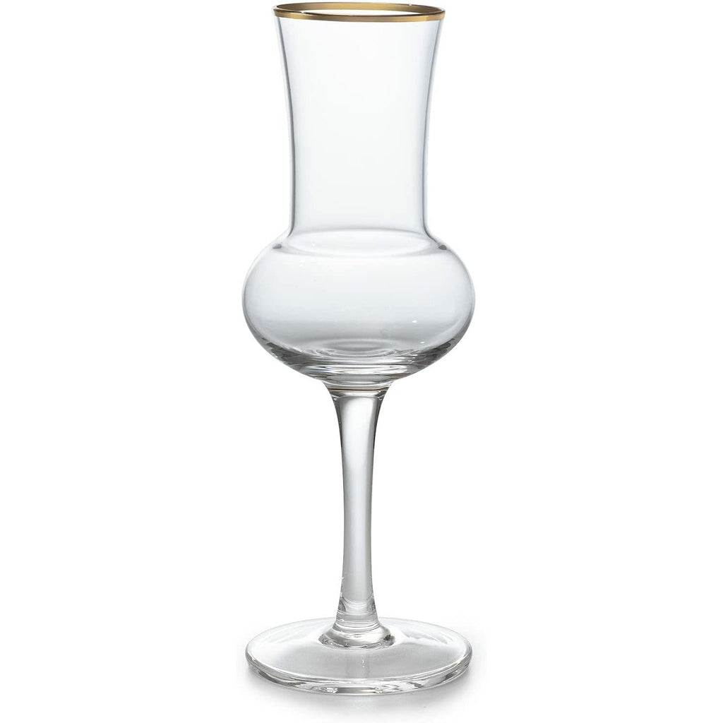 The Wine Savant Crystal Set of 6 Grappa Glasses 3oz-4