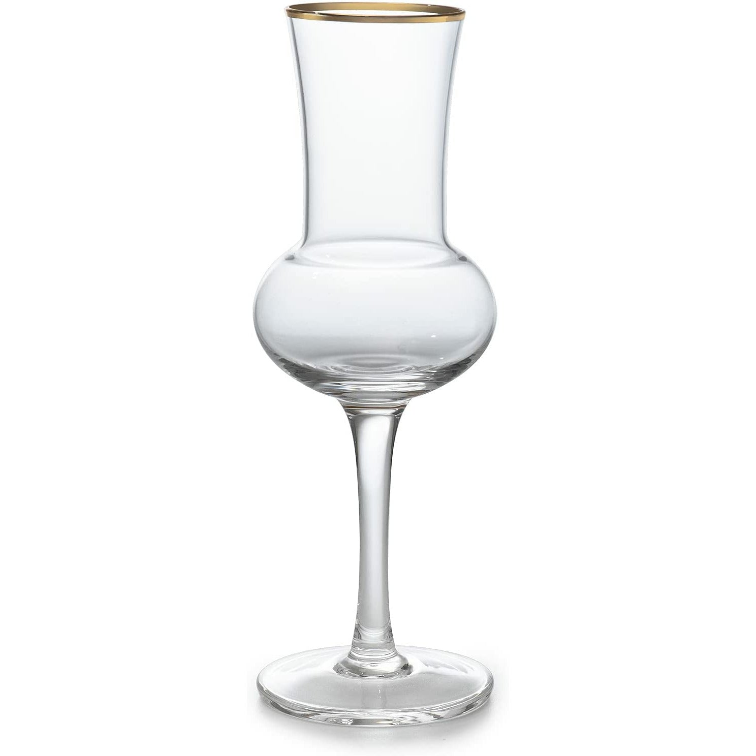 The Wine Savant Crystal Set of 6 Grappa Glasses 3oz-4